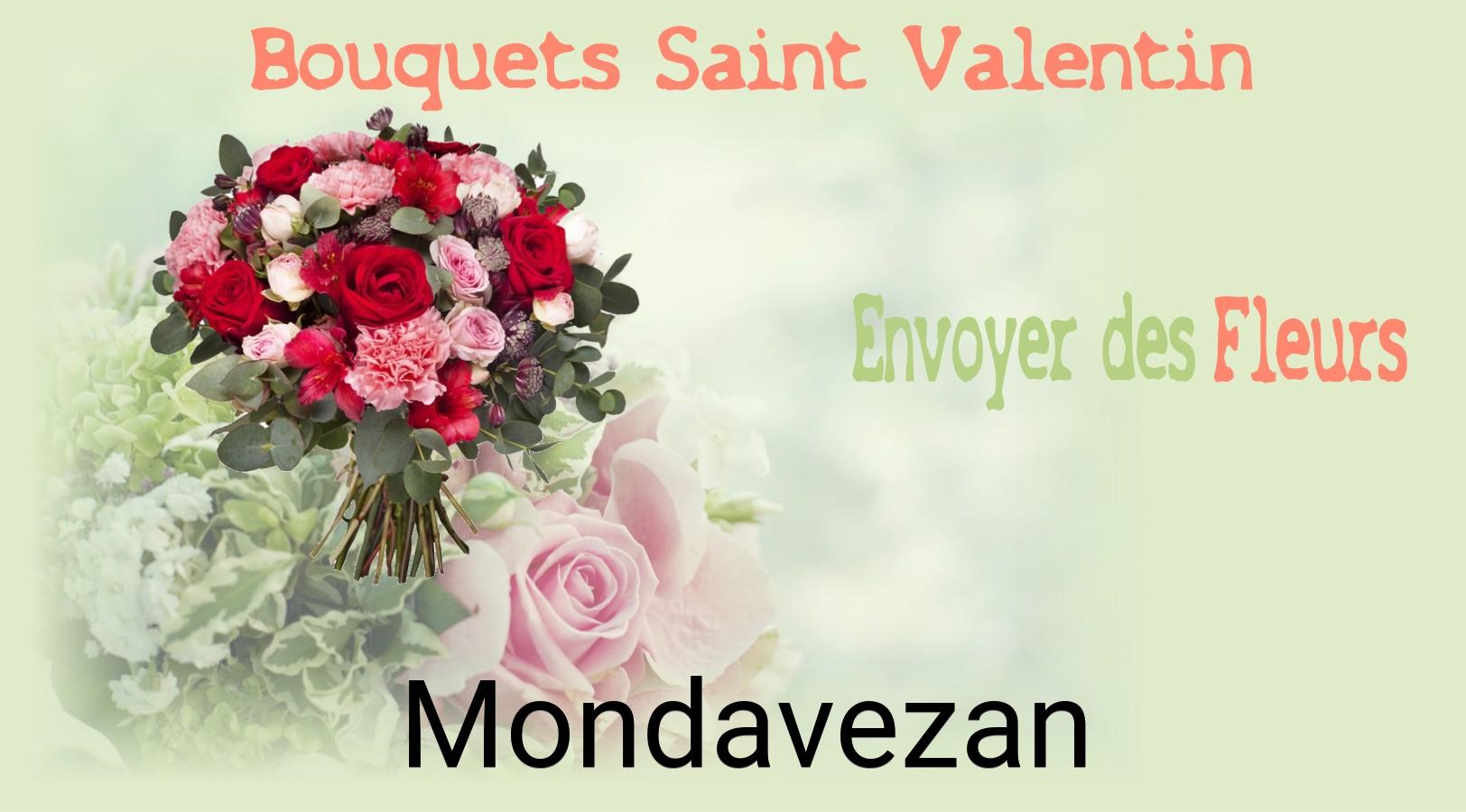 Roses de Saint-Valentin livrées à Mondavezan